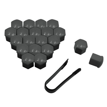 20Pcs Car Decoration Auto Anti-Rust Hub Screw Cover Rust Protection ~15844