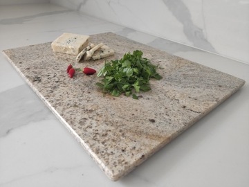 Разделочная доска гранитная Milenium Cream 20x30см