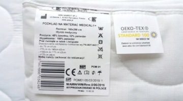 Наматрасник антиаллергенный MEDICAL 160x200 PROTECTOR с резинкой польский