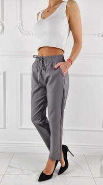 ЭЛЕГАНТНЫЕ ЖЕНСКИЕ БРЮКИ НА ЭЛАСТИКЕ 7/8 больших размеров