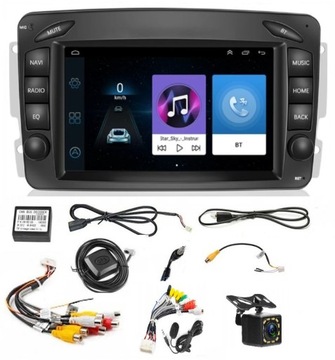 RADIO 2 DIN 2 GB MERCEDES W203 W209 W210 CLK E C SLK M ML G VITO