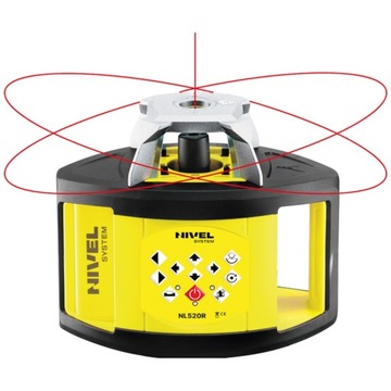 Niwelator laserowy Nivel System NL520 + łata LS-24 + statyw SJJ1