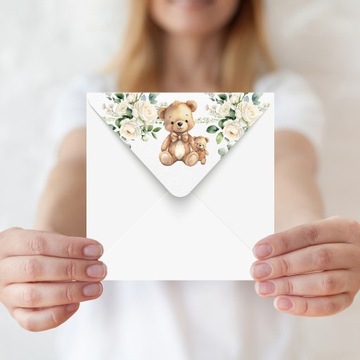 ПРИГЛАШЕНИЯ НА КРЕСТИЕ ДЕВОЧКИ И МАЛЬЧИКА + КОНВЕРТ С ПРИНТОМ