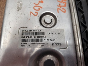 FIAT DOBLO 1.3 JTD 51872453 ŘÍZENÍ MOTORU