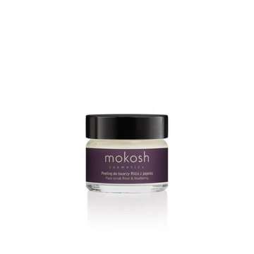 Aktywny peeling do twarzy Róża z jagodą 15ml Mokosh