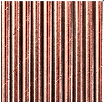 SŁOMKI PAPIEROWE RÓŻOWE ZŁOTO ROSE GOLD 25 szt