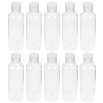 Plastikowe pojemniki Butelki podróżne 100 ml Przezroczyste