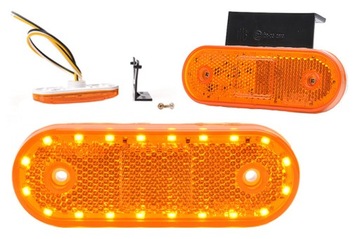 Lampa obrysowa kierunkowskaz LED do naczepy ciężarówki W135 975