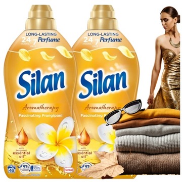 SILAN AROMATHERAPY Płyn do zmiękczania płukania tkanin 2024ml ŻÓŁTY 92 prań