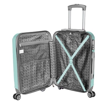 ЧЕМОДАН PASO СРЕДНИЙ, МЯТА, ЛЕГКОЕ ПУТЕШЕСТВИЕ, ПРАЗДНИК