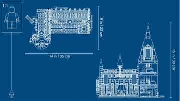 LEGO 75954 Гарри Поттер — Большой зал Хогвартса — НОВИНКА