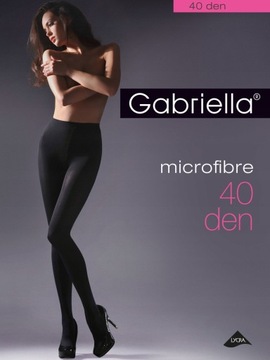 GABRIELLA RAJSTOPY MICROFIBRE r.4-L GRAFIT 40den