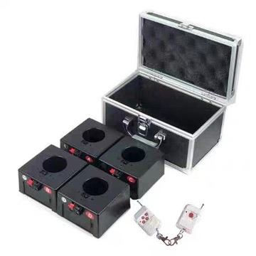 SYSTEM ZDALNEGO ODPALANIA FONTANN ISKIER ZESTAW 4 ODBIORNIKI 2 PILOTY CASE