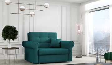 VIGA I SILVER solidna sofa rozkładany fotel łóżko