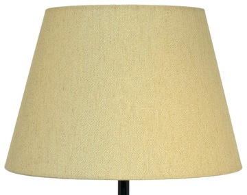 Abażur Do Lampki Klosz Stożek E27 Jasny Beż+Złote Drobinki 20x30 H20 LATINA