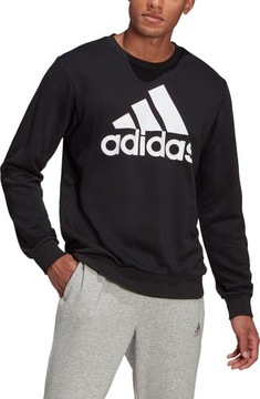 BLUZA MĘSKA ADIDAS ESSENTIAL SWEATSHIRT DRESOWA CZARNA r L