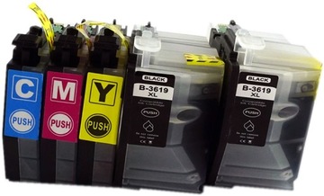 Komplet tuszy do Brother LC3619 XL J2330DW J3530DW