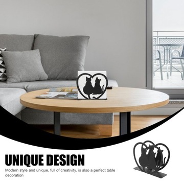 Салфетница металлическая Лепка кота Декоративная