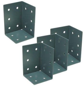 Серый угловой кронштейн для кровати, разъем 70 x 70 x 104, монтажная пластина