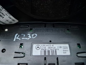 DISPLEJ MŘÍŽKA MERCEDES SL R230 FACELIFT 2305420323