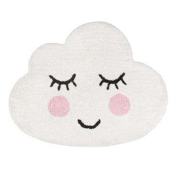 Sass & Belle Dywan dziecięcy Sweet Dreams Smiling Cloud biały 70 x 54 cm