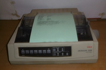 OKI MICROLINE 3320 USB, 9 PIN, GE7000B, port LPT i USB, UŻYWANA