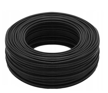 Przewód kabel OW 2x2,5 gumowy Polski 1m 4686
