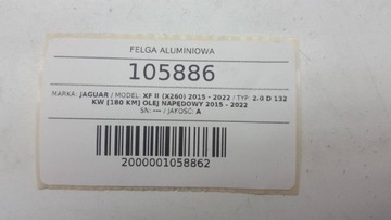 DISK HLINÍK 5X108 17 GX63-1007-BA JAGUAR XF