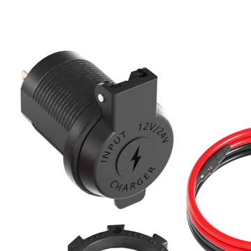 Podwójne gniazdo USB PD typu C + QC 3.0 DC 12V/24V