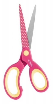 DUŻE NOŻYCZKI SZPICZASTE HERLITZ 17CM RÓŻOWE