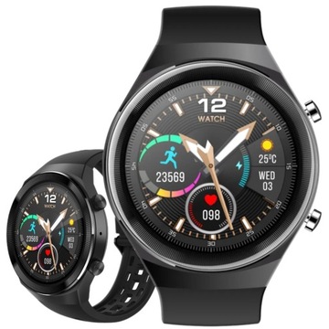 SMARTWATCH MĘSKI ROZMOWY CIŚNIENIE MENU PL +GRAWER