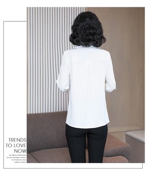 Blusas Mujer De Moda 2024 Шифоновая блузка-рубашка Wom