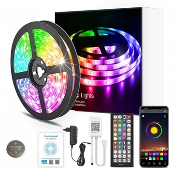 Taśma LED 20M RGB 5050 Bluetooth APLIKACJA MOBILNA