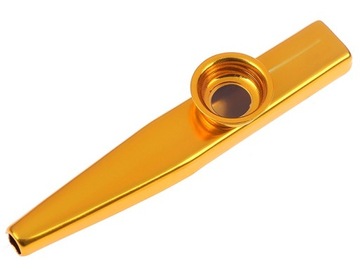 KAZOO gold METAL, свисток, инструмент, флейта для музыкантов