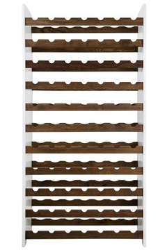 Дубовая винная полка, деревянная винная полка, полка для бутылок 77бут ДУБ