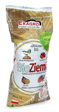 Bio Ziemia Ogrodowa Uniwersalna z EKO Nawozem Podłoże od Dżdżownic Kompost