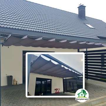 Римские рулонные шторы, выдвижной тент, водонепроницаемые, 295 см х 330 см