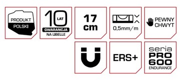МАГНИТ PRO LEVEL PRO600 АНОДИРОВАННЫЙ СЕРЕБРЯНЫЙ 17 СМ