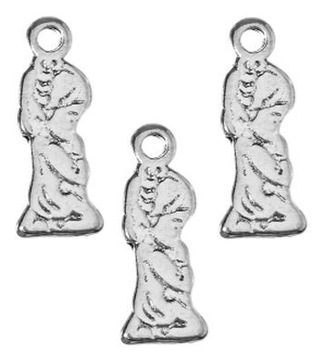 ZAWIESZKI CHARMS 10szt 18mm ANIOŁEK ŚWIĘTA ANIOŁKI ZAWIESZKA WISIOREK ANIOŁ
