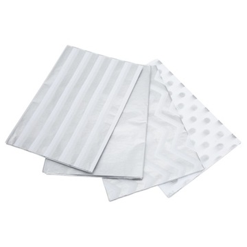 40 szt. Papier do pakowania prezentów w paski z