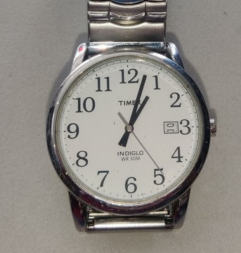 TIMEX zegarek męski czytelny z cyframi INDIGLO datownik