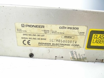 Mercedes S W140 PIONEER CDX-P630S ДИСК-ЧЕЙНДЖЕР