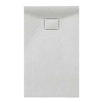 BRODZIK PRYSZNICOWY KAMIENNY PROSTOKĄTNY SLIM JUKO BIAŁY 120x90 CM