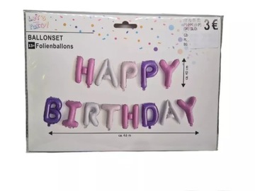 BALONY URODZINOWE 13 SZTUK