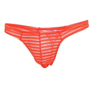 2x Siateczkowe męskie bikini w paski