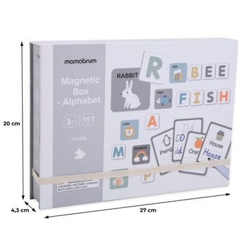 Развивающая игрушка для детей Магнитная головоломка с алфавитом и написанием букв