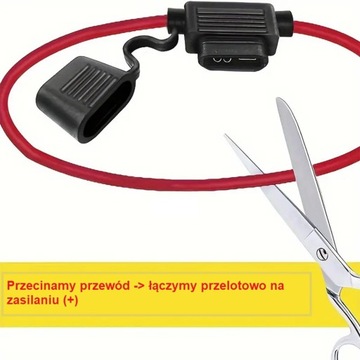 Гнездо держателя автомобильного предохранителя СТАНДАРТ 12AWG 2,5 мм2