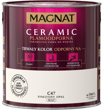 FARBA DO ŚCIAN MAGNAT CERAMIC 2,5L FINEZYJNY OPAL