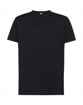 KOSZULKA CZARNA T-SHIRT KRÓTKI RĘKAW JHK | XXL