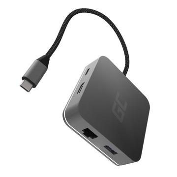 Adapter HUB USB-C 6w1 USB 3.0 HDMI Ethernet USB-C